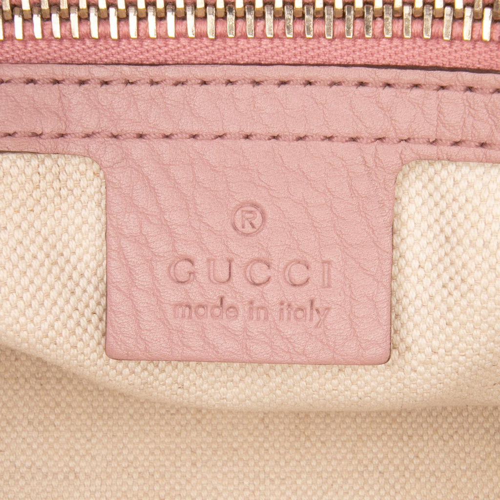 Gucci Medium Calfskin Bamboo Shopper Satchel