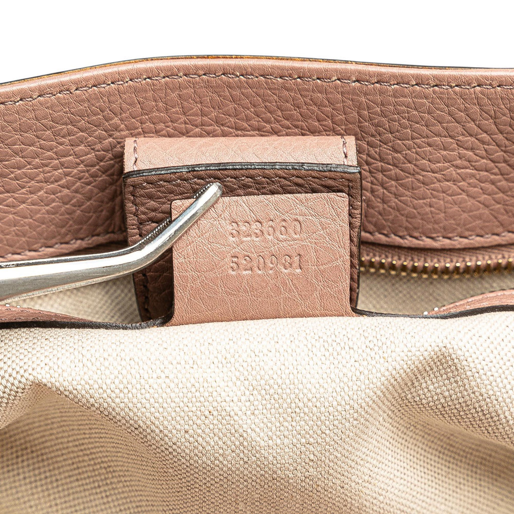 Gucci Medium Calfskin Bamboo Shopper Satchel
