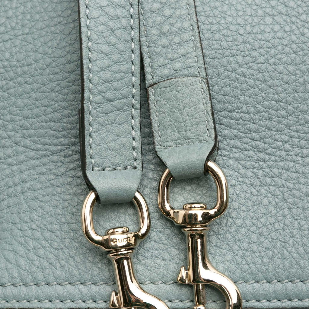 Gucci Medium Calfskin Bamboo Shopper Satchel