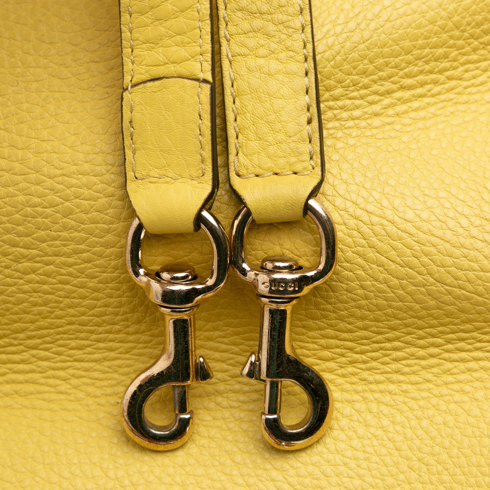 Gucci Medium Calfskin Bamboo Shopper Satchel