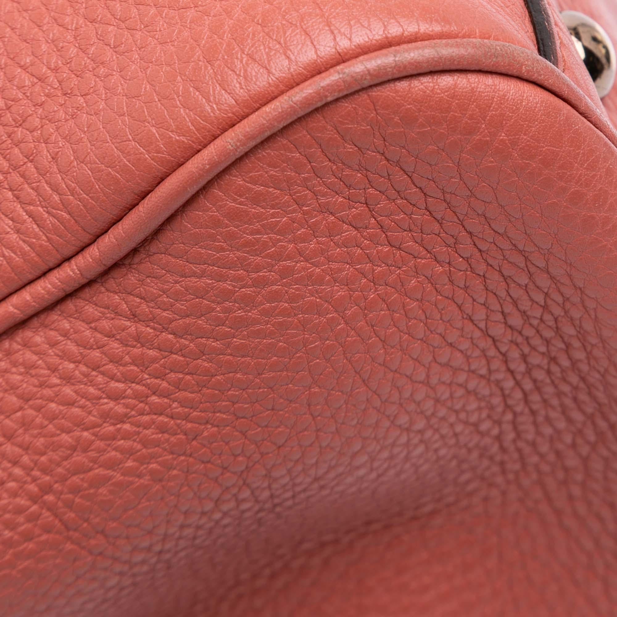 Gucci Medium Calfskin Bamboo Shopper Satchel