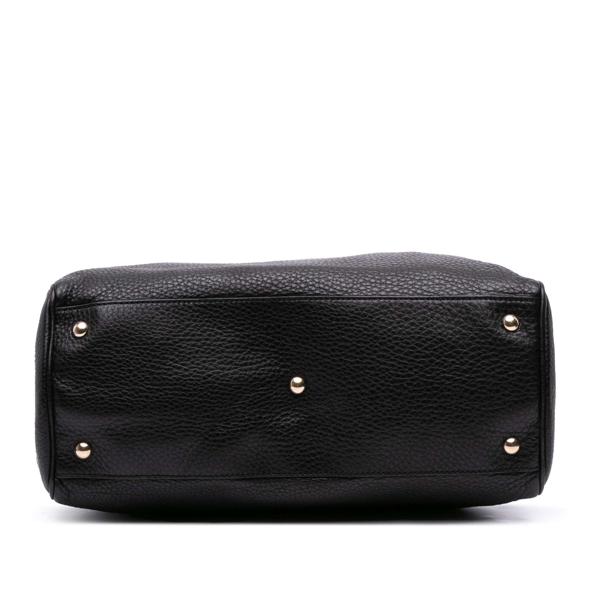 Gucci Medium Calfskin Bamboo Shopper Satchel