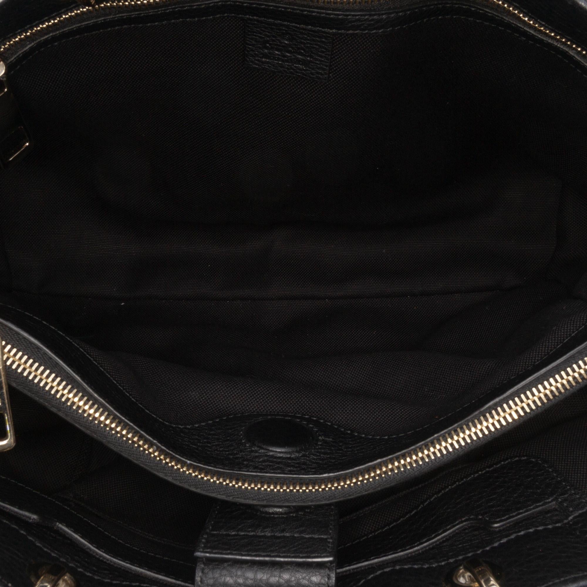 Gucci Medium Calfskin Bamboo Shopper Satchel
