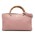 Gucci Medium Calfskin Bamboo Shopper Satchel