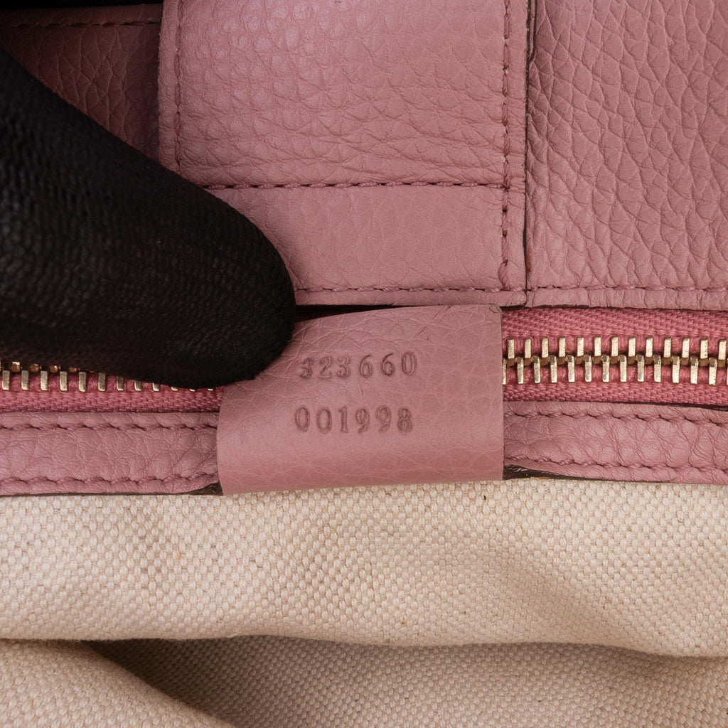 Gucci Medium Calfskin Bamboo Shopper Satchel