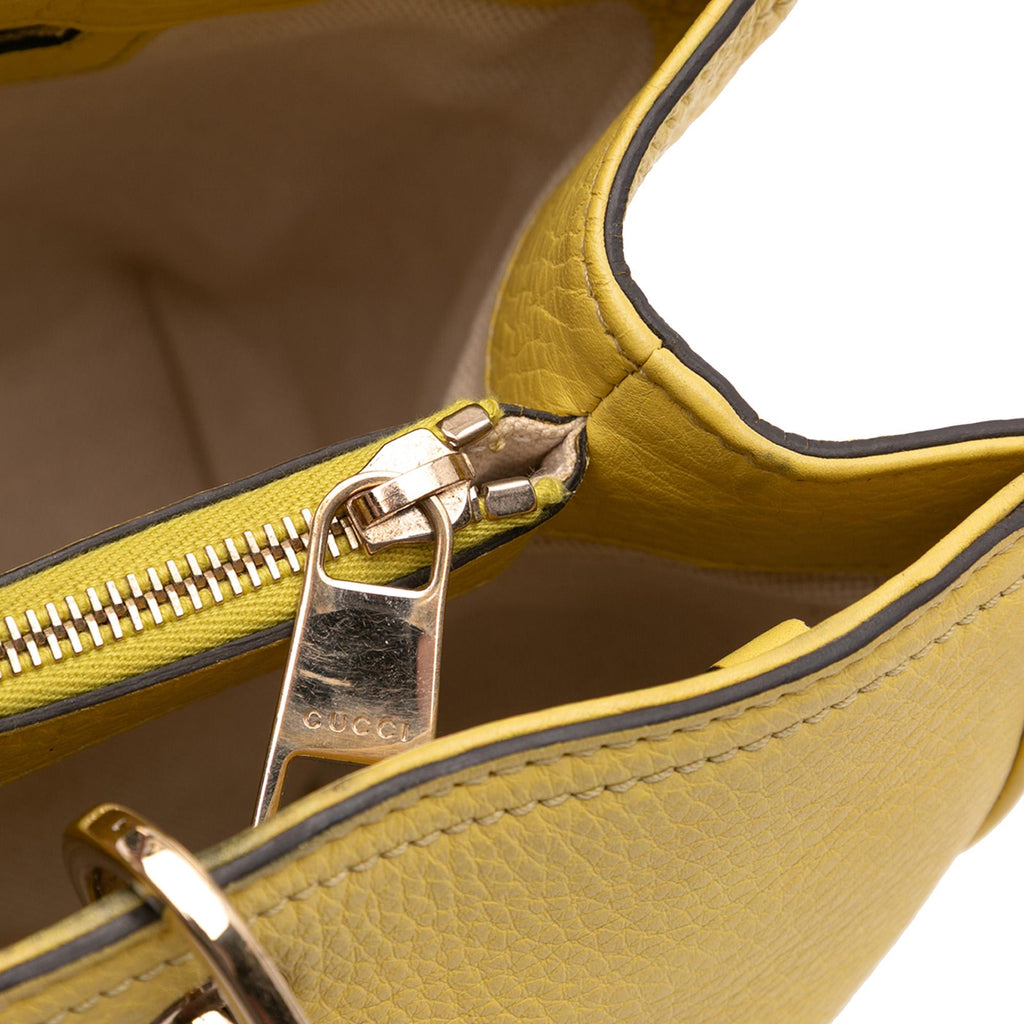 Gucci Medium Calfskin Bamboo Shopper Satchel