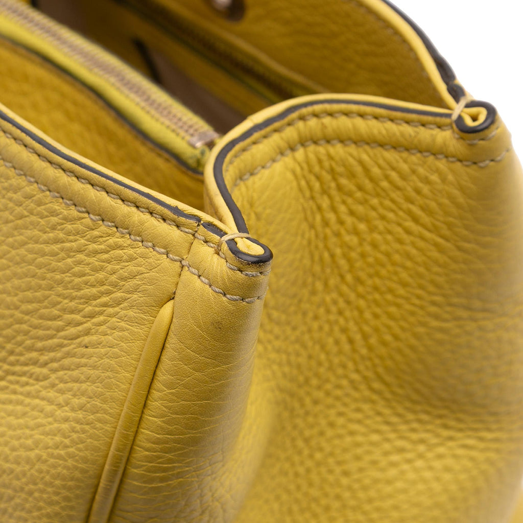Gucci Medium Calfskin Bamboo Shopper Satchel