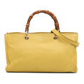 Gucci Medium Calfskin Bamboo Shopper Satchel