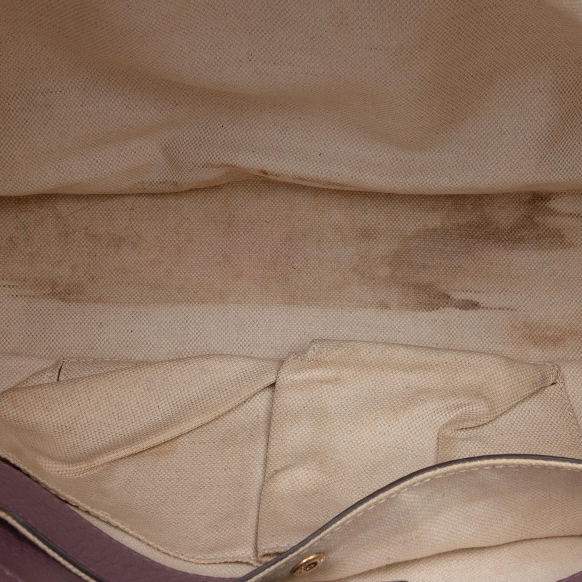 Gucci Medium Calfskin Bamboo Shopper Satchel