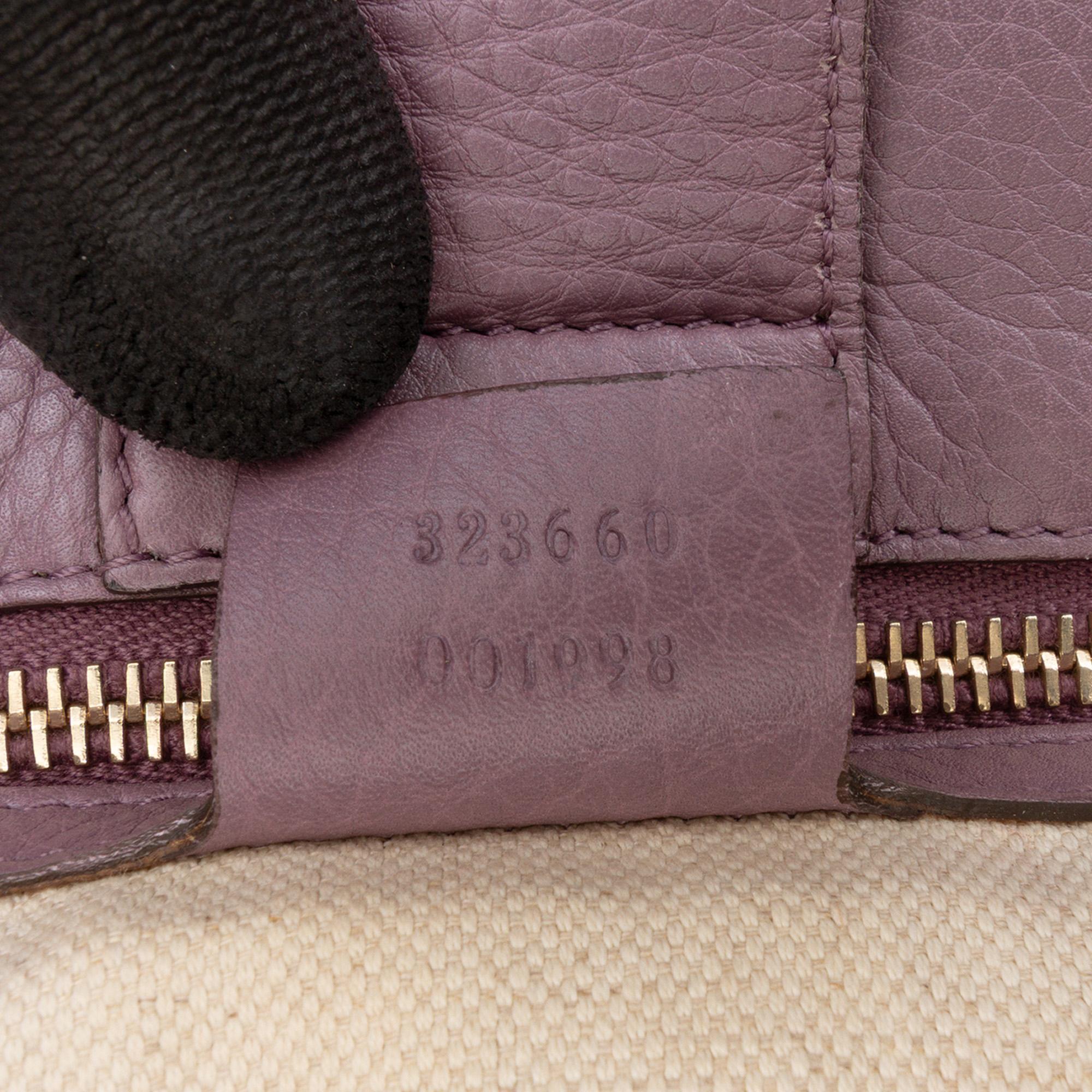 Gucci Medium Calfskin Bamboo Shopper Satchel