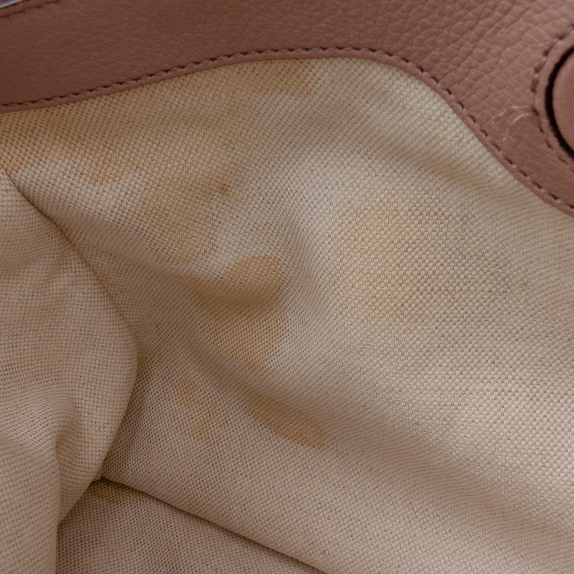 Gucci Medium Calfskin Bamboo Shopper Satchel