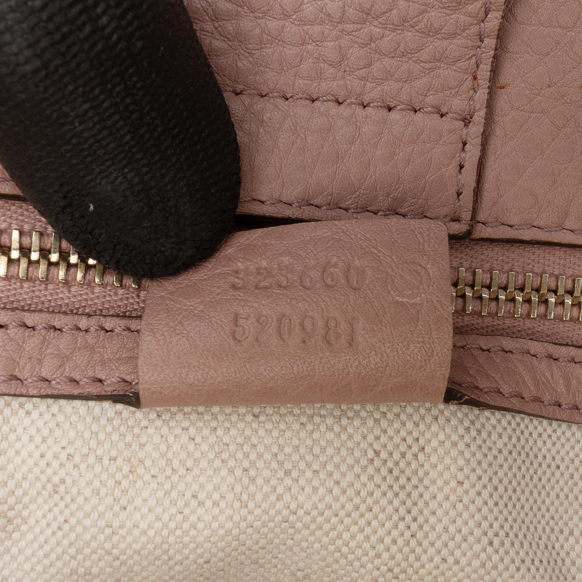 Gucci Medium Calfskin Bamboo Shopper Satchel