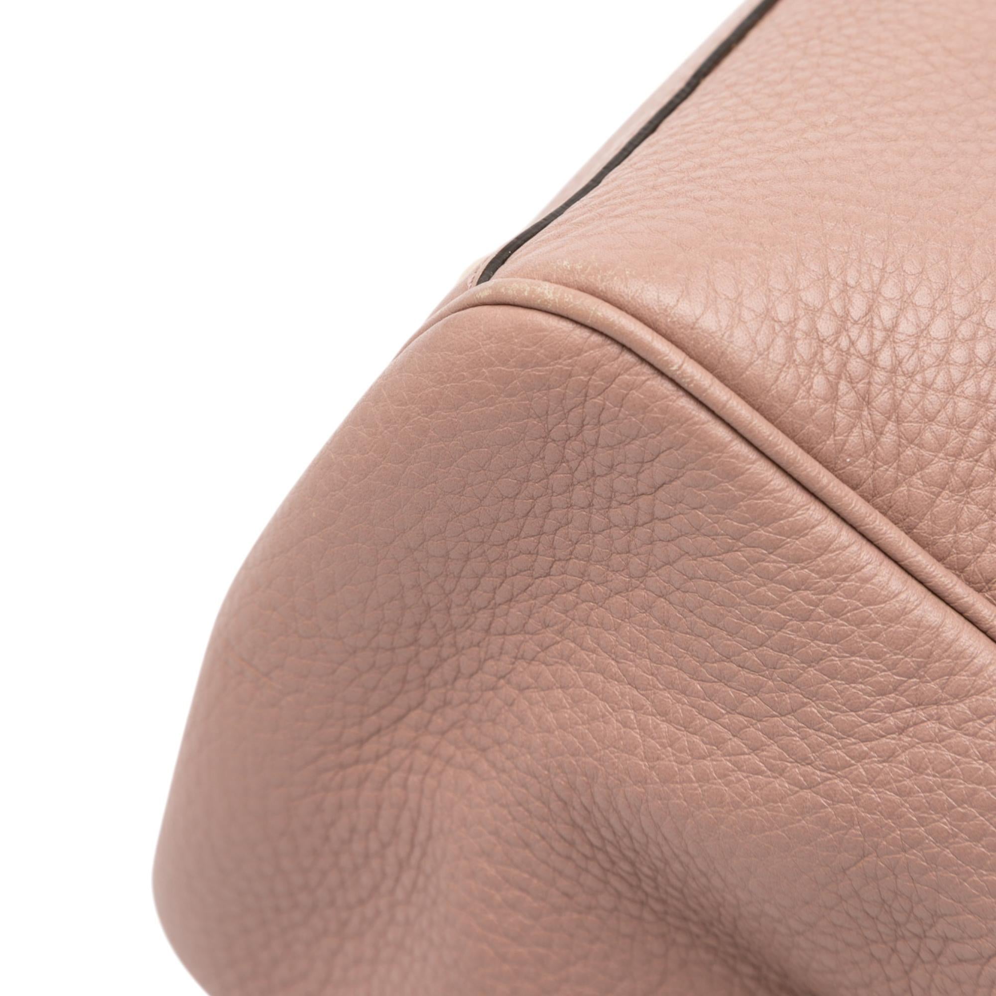 Gucci Medium Calfskin Bamboo Shopper Satchel