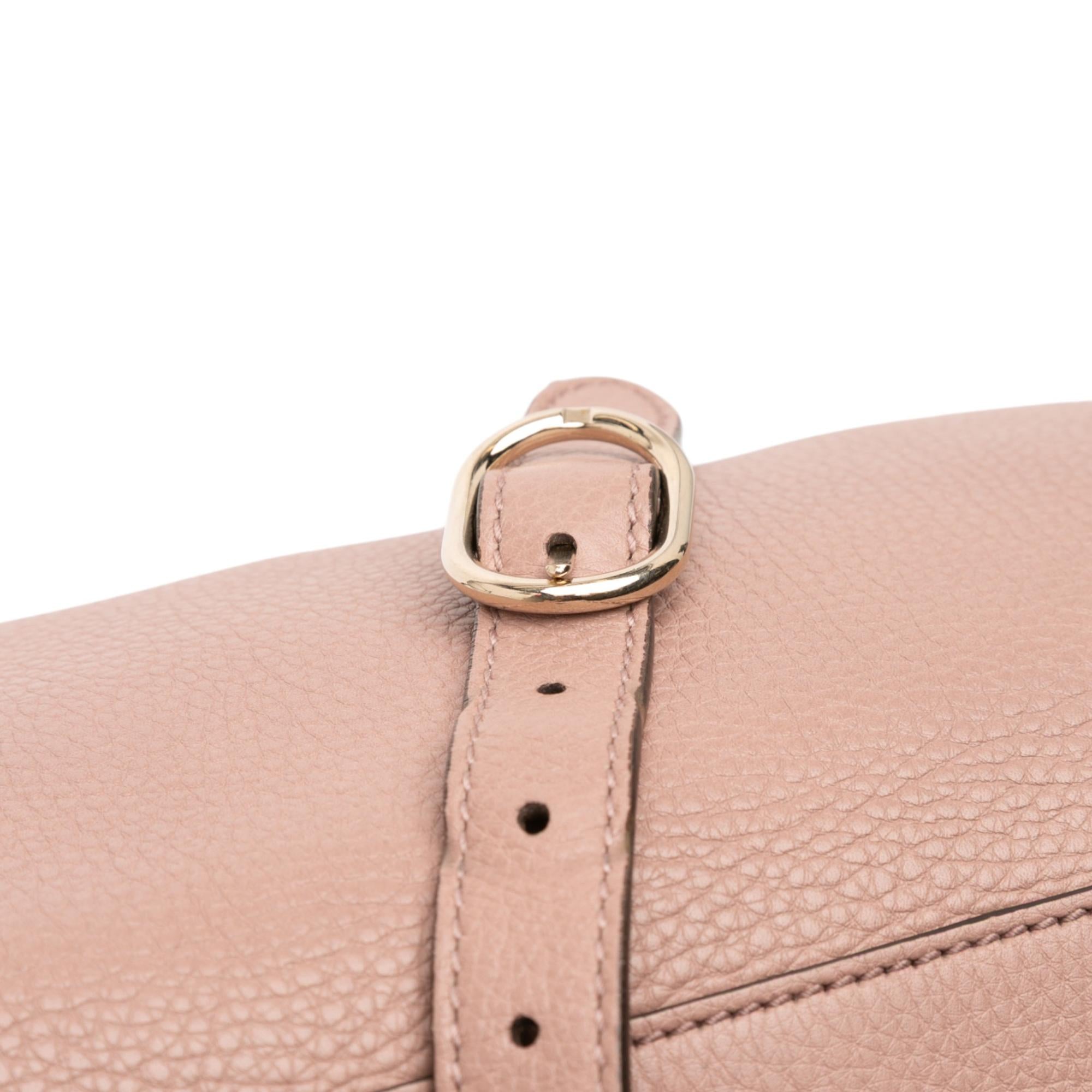 Gucci Medium Calfskin Bamboo Shopper Satchel
