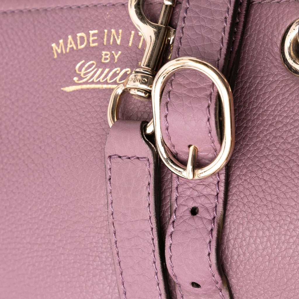 Gucci Medium Calfskin Bamboo Shopper Satchel