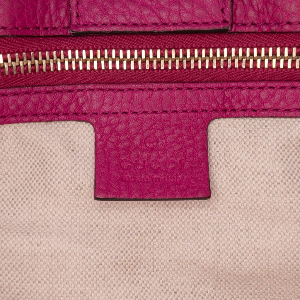 Gucci Medium Calfskin Bamboo Shopper Satchel