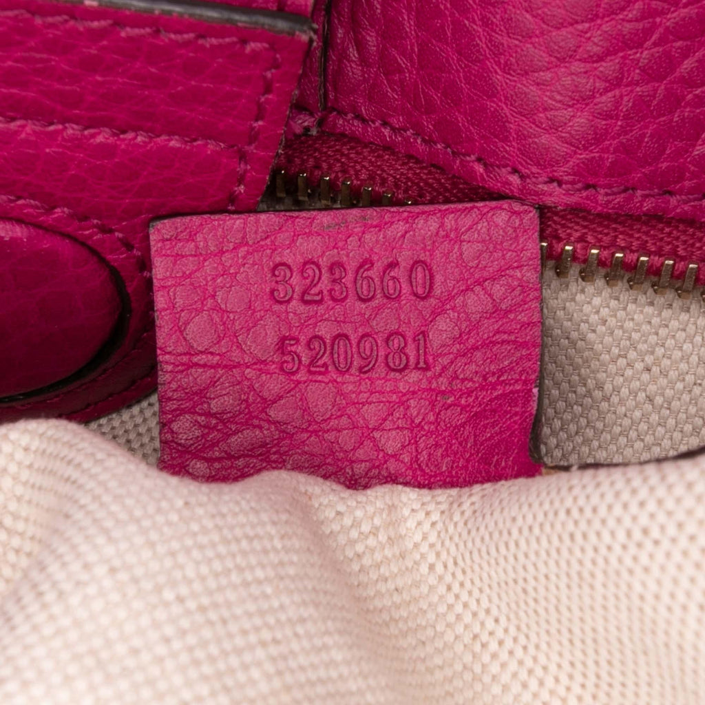 Gucci Medium Calfskin Bamboo Shopper Satchel