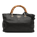 Gucci Medium Calfskin Bamboo Shopper Satchel