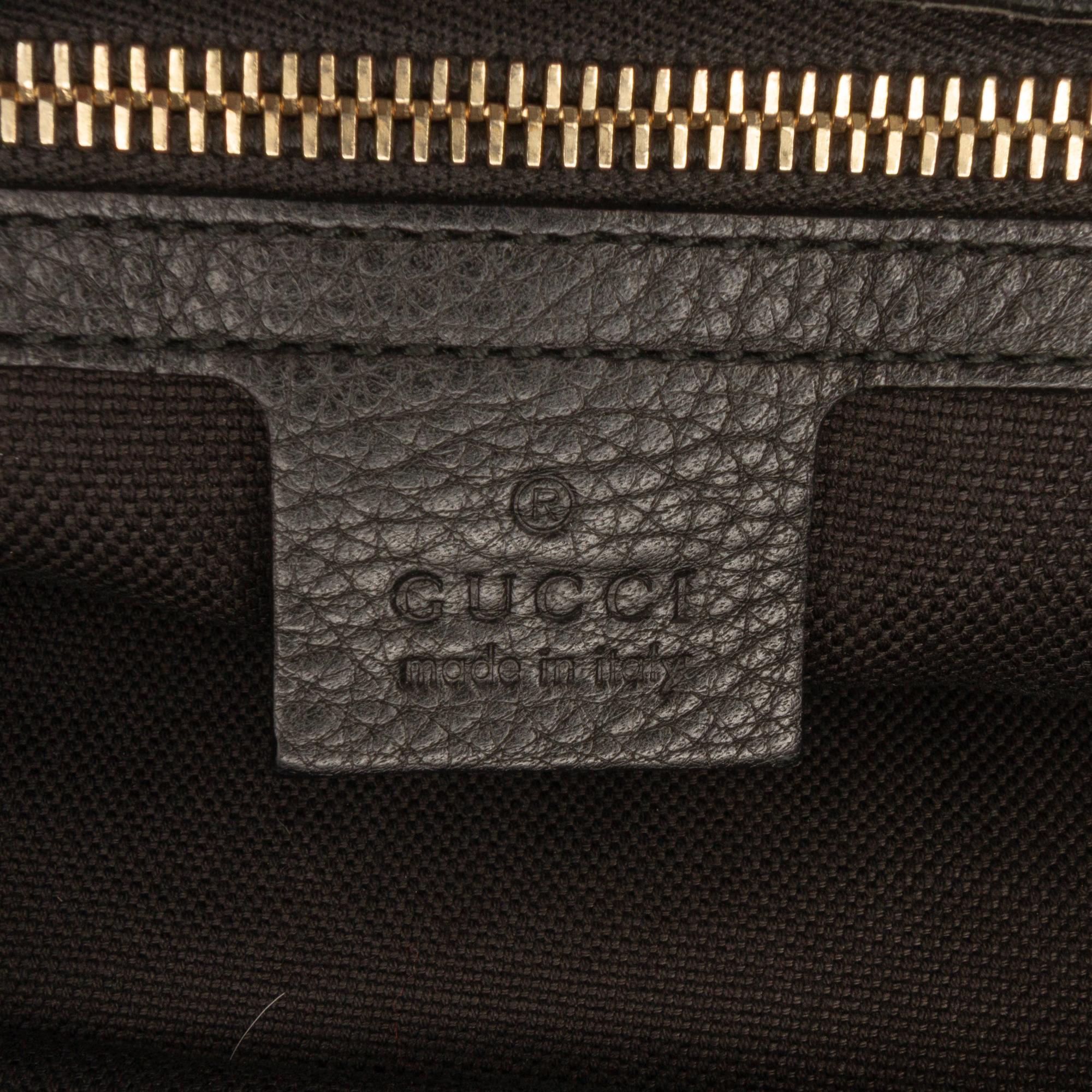 Gucci Medium Calfskin Bamboo Shopper Satchel