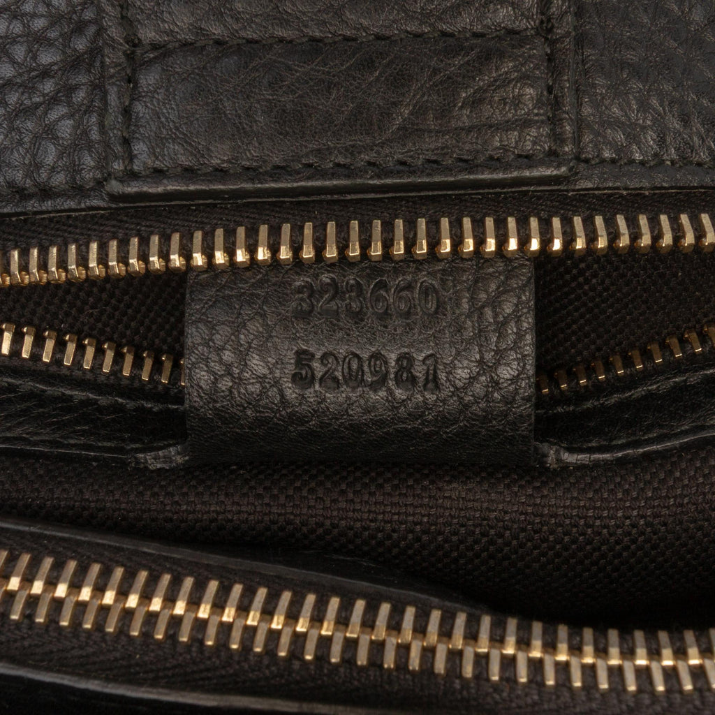Gucci Medium Calfskin Bamboo Shopper Satchel