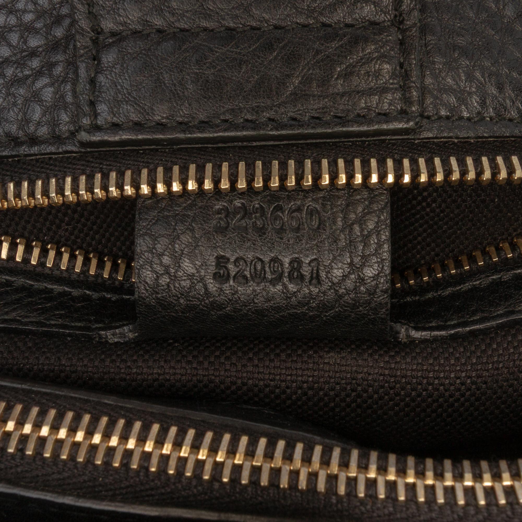 Gucci Medium Calfskin Bamboo Shopper Satchel