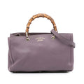 Gucci Medium Calfskin Bamboo Shopper Satchel