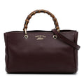 Gucci Medium Calfskin Bamboo Shopper Satchel