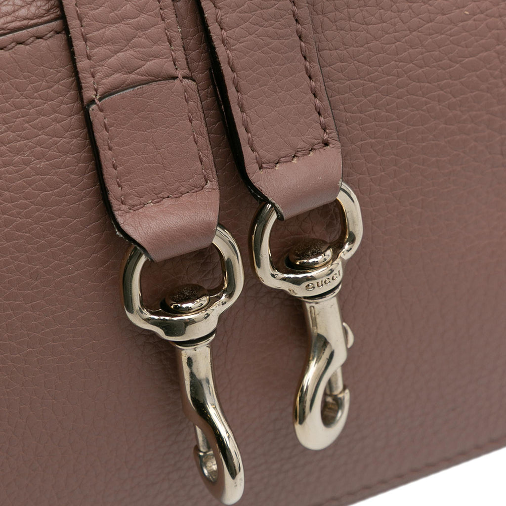 Gucci Medium Calfskin Bamboo Shopper Satchel