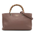 Gucci Medium Calfskin Bamboo Shopper Satchel
