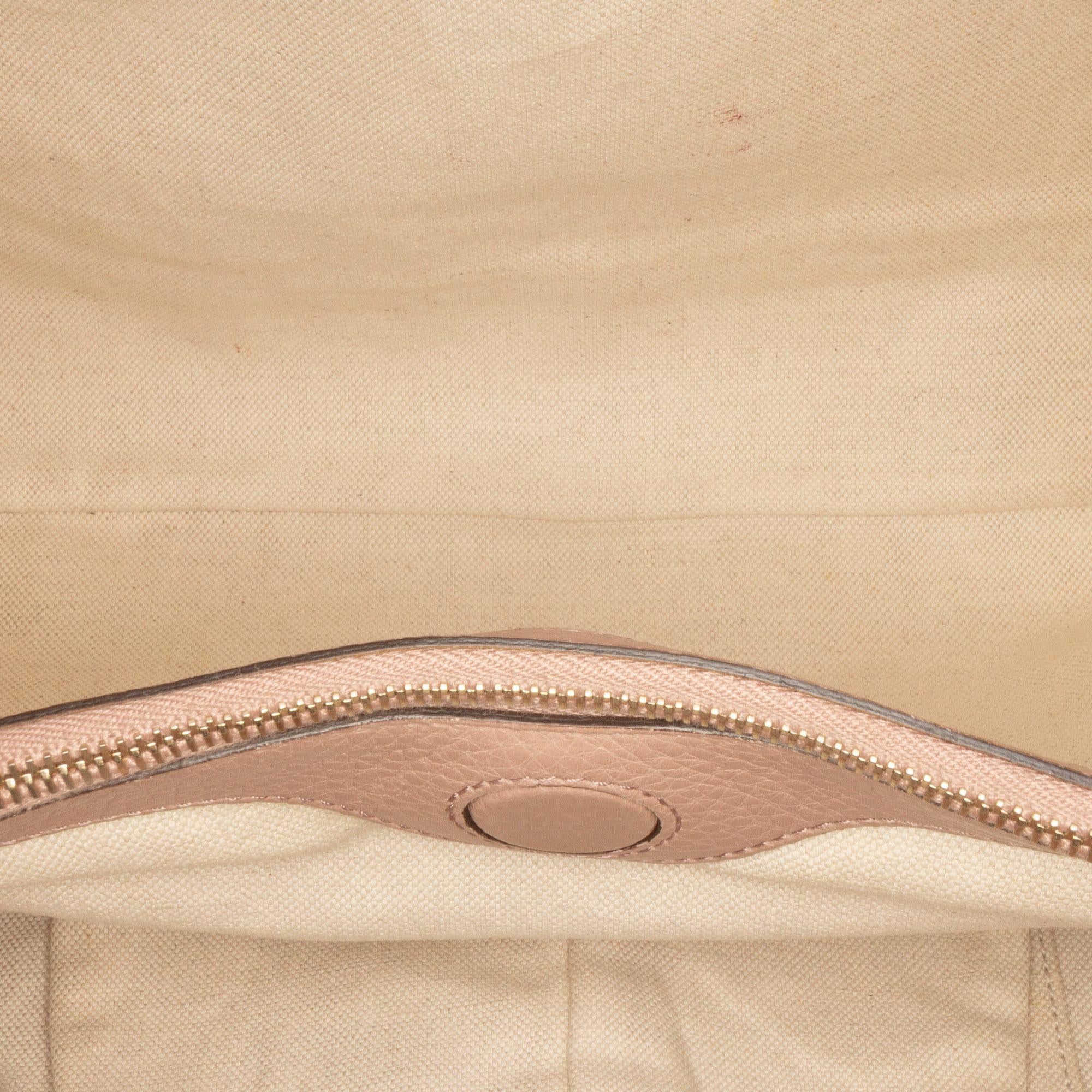 Gucci Medium Calfskin Bamboo Shopper Satchel