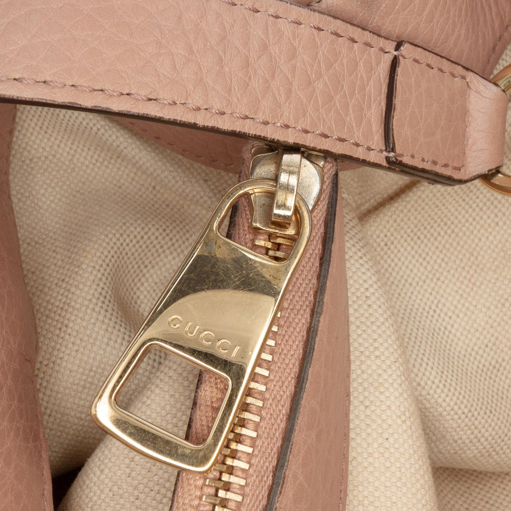 Gucci Medium Calfskin Bamboo Shopper Satchel
