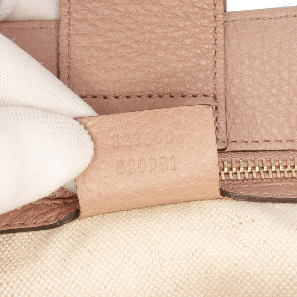 Gucci Medium Calfskin Bamboo Shopper Satchel