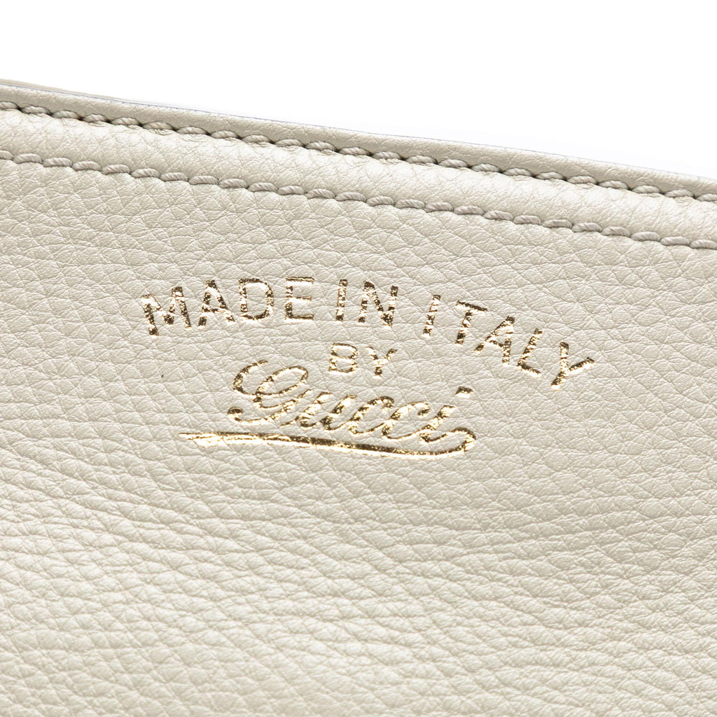 Gucci Medium Calfskin Bamboo Shopper Satchel