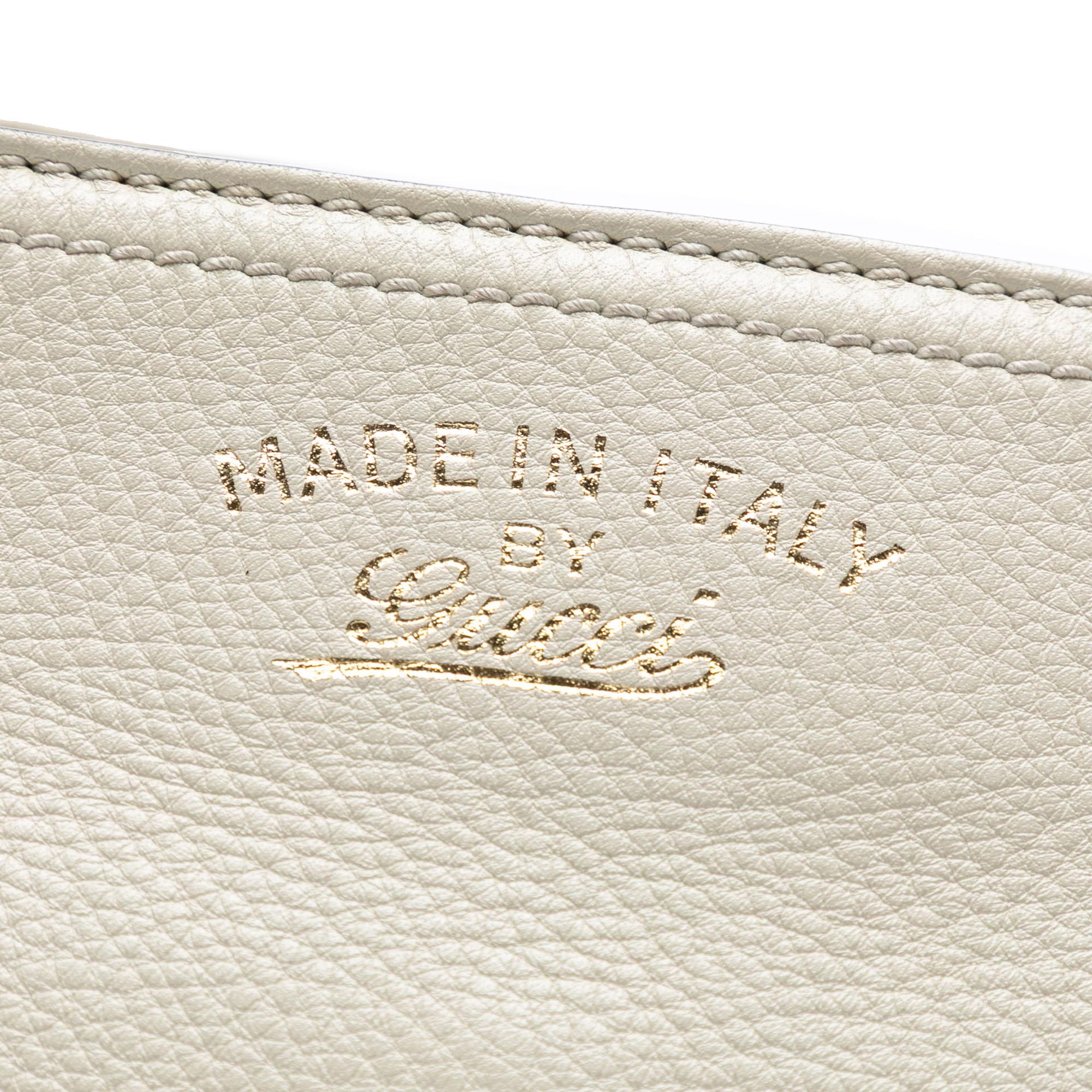 Gucci Medium Calfskin Bamboo Shopper Satchel