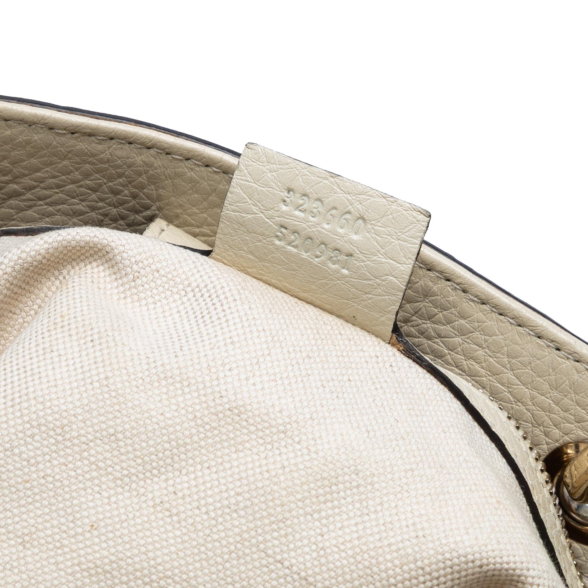 Gucci Medium Calfskin Bamboo Shopper Satchel