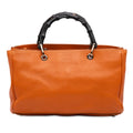 Gucci Medium Calfskin Bamboo Shopper Satchel