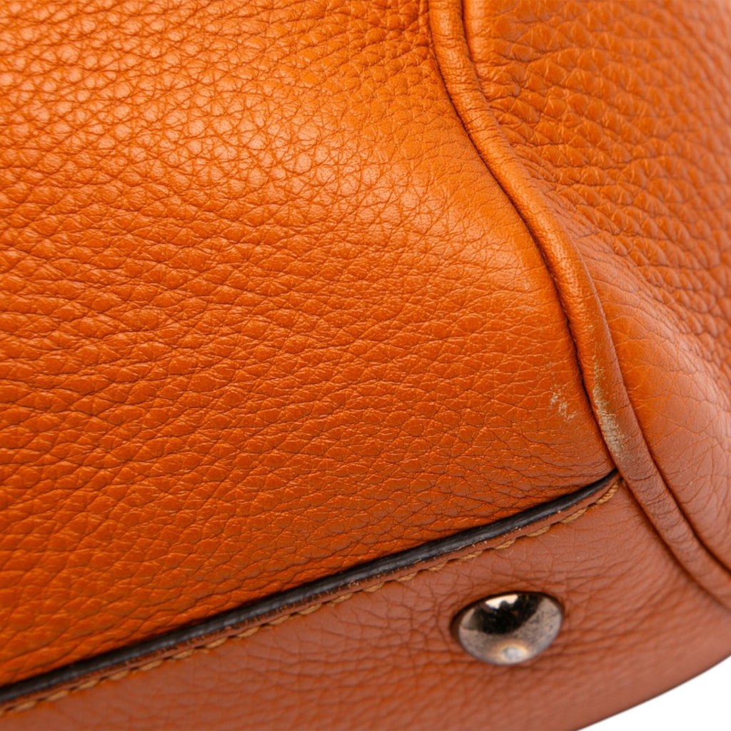 Gucci Medium Calfskin Bamboo Shopper Satchel