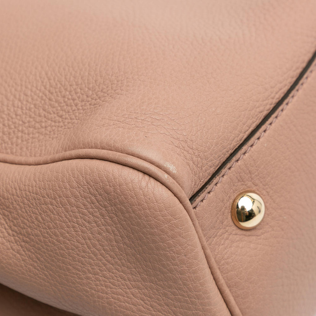 Gucci Medium Calfskin Bamboo Shopper Satchel