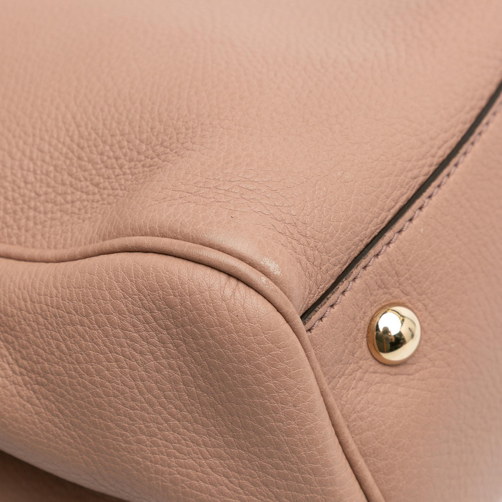Gucci Medium Calfskin Bamboo Shopper Satchel