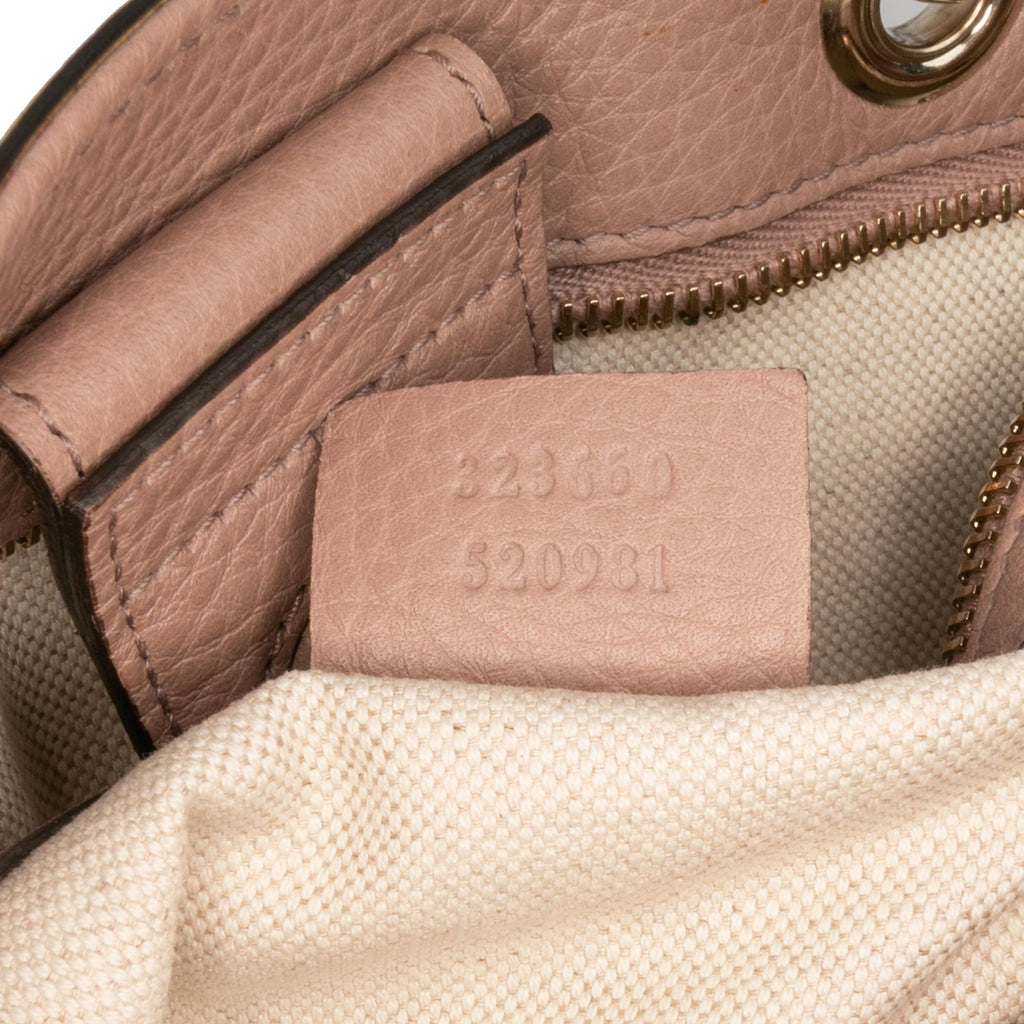 Gucci Medium Calfskin Bamboo Shopper Satchel