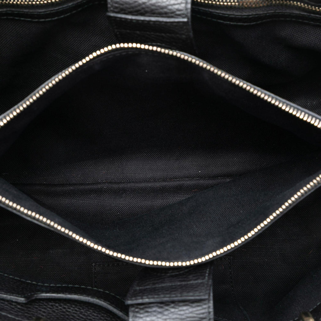 Gucci Medium Calfskin Bamboo Shopper Satchel