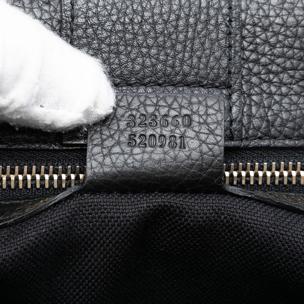 Gucci Medium Calfskin Bamboo Shopper Satchel