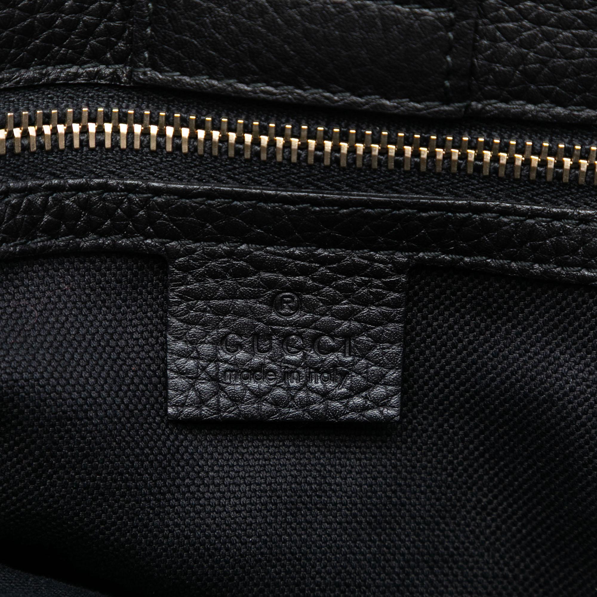 Gucci Medium Calfskin Bamboo Shopper Satchel