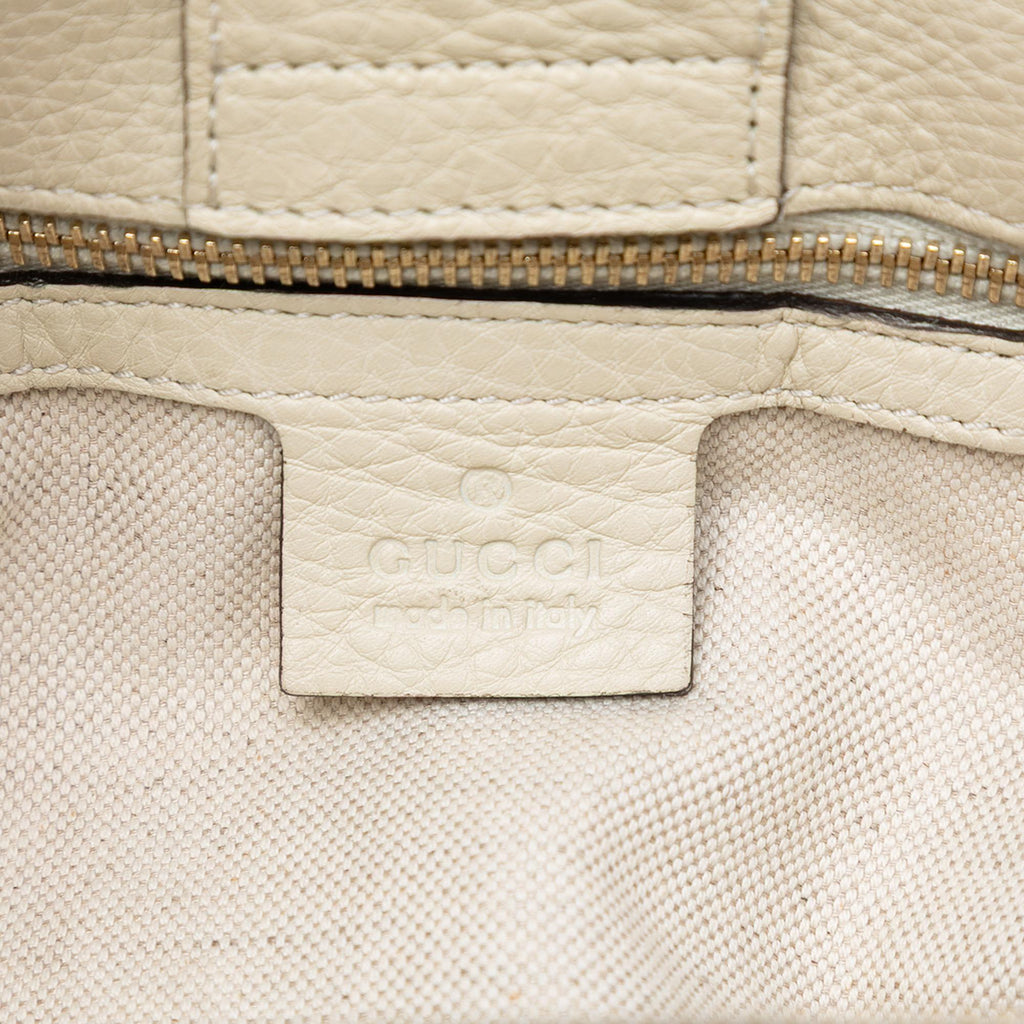 Gucci Medium Calfskin Bamboo Shopper Satchel