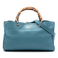 Gucci Medium Calfskin Bamboo Shopper Satchel