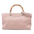 Gucci Medium Calfskin Bamboo Shopper Satchel
