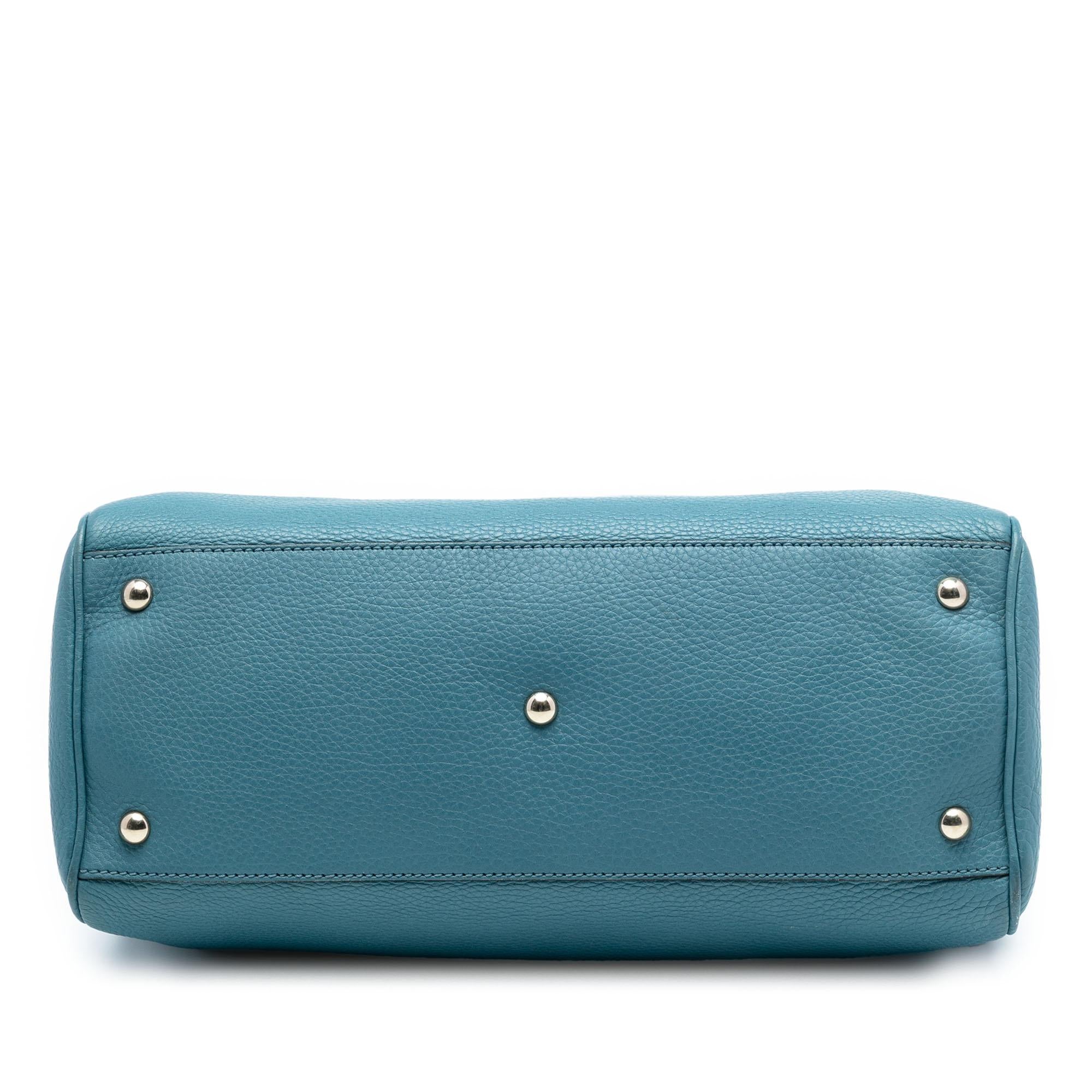 Gucci Medium Calfskin Bamboo Shopper Satchel