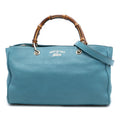 Gucci Medium Calfskin Bamboo Shopper Satchel