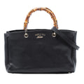 Gucci Medium Calfskin Bamboo Shopper Satchel