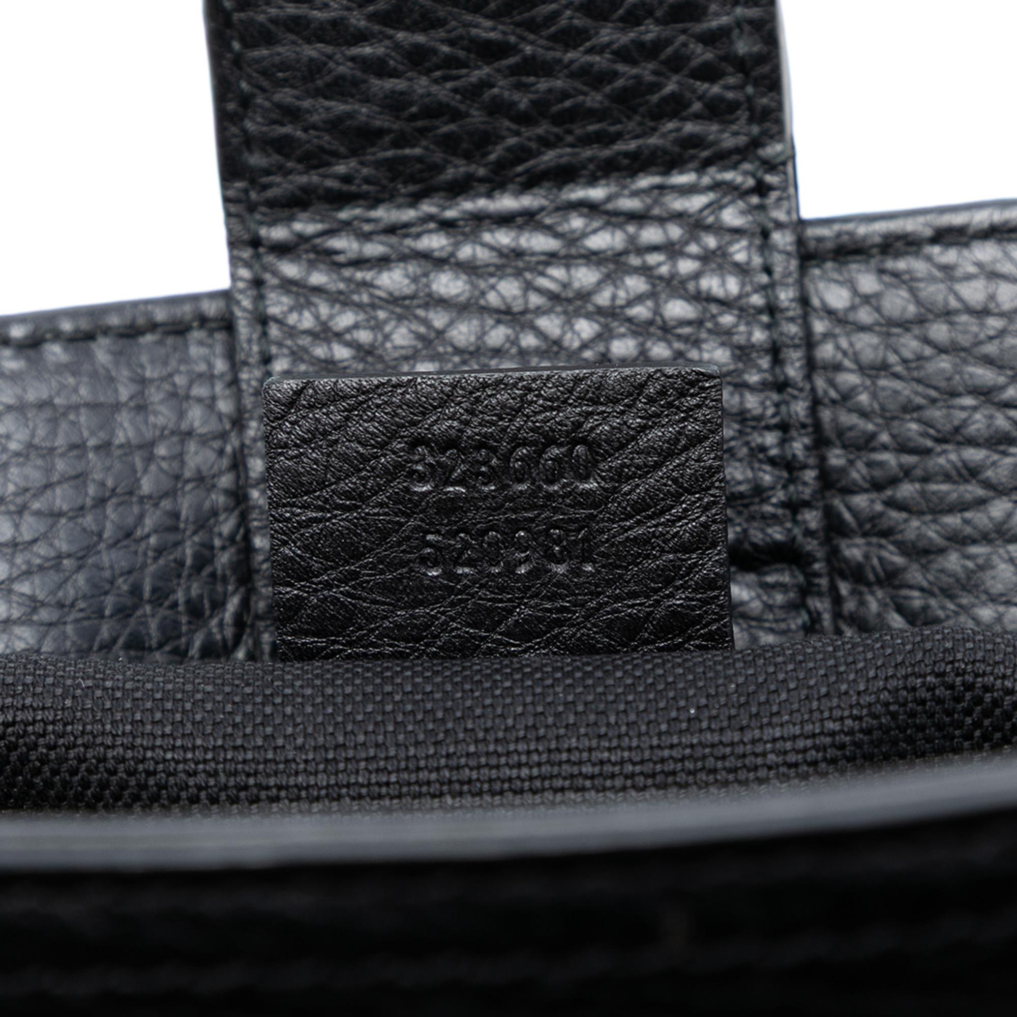 Gucci Medium Calfskin Bamboo Shopper Satchel